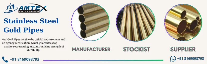 ss gold pipe manufacturer banner