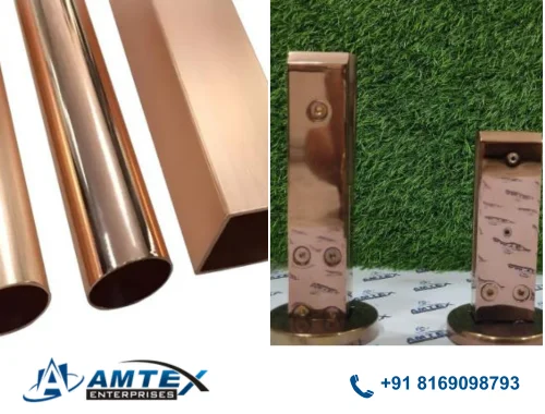 ss gold pipe manufacturer