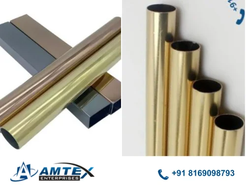 ss gold pipe manufacturer