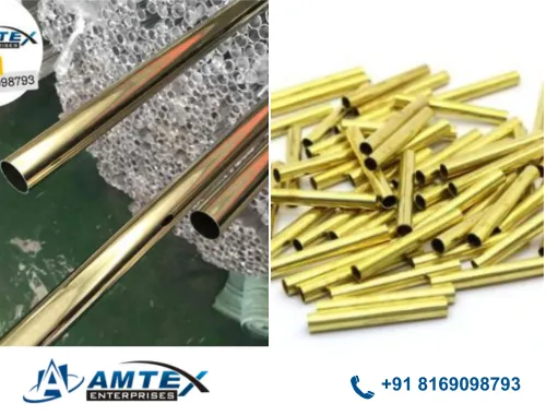 stainless steel golden pipe