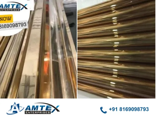 ss gold pipe manufacturer