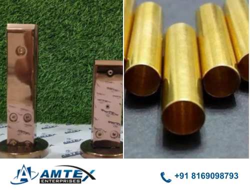 ss gold pipe supplier hd image