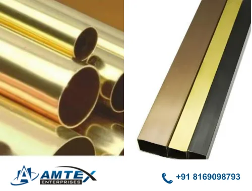 ss gold pipe supplier