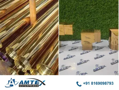 ss gold pipe supplier