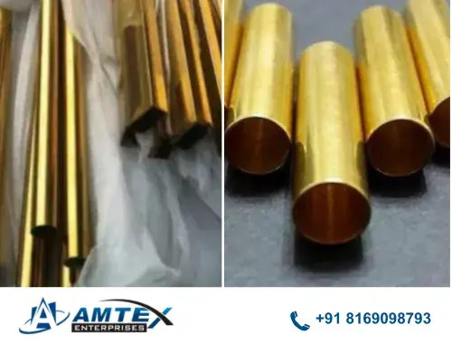 ss gold pipe supplier