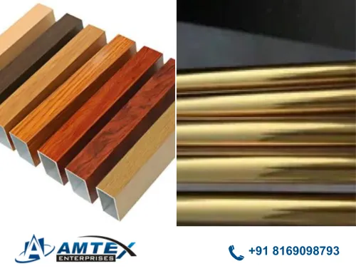 golden steel pipe