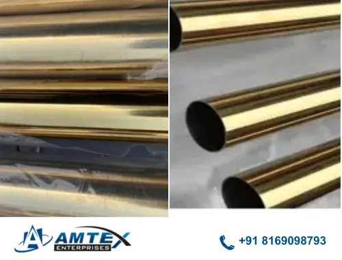 ss gold pipe manufacturer