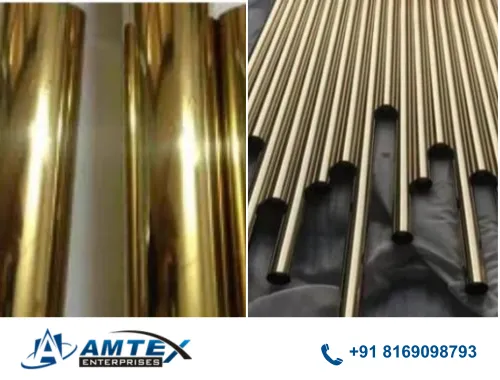 ss gold pipe manufacturer