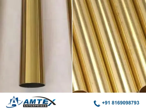 ss gold pipe manufacturer