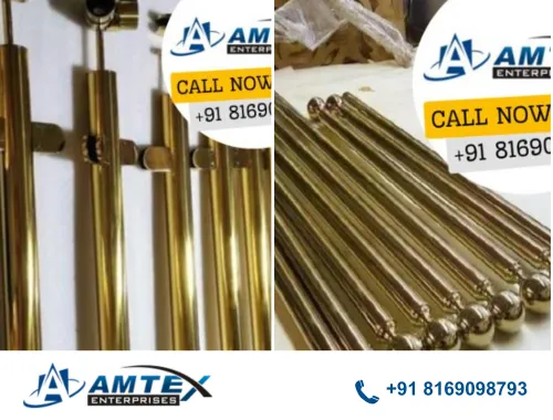 golden steel pipe
