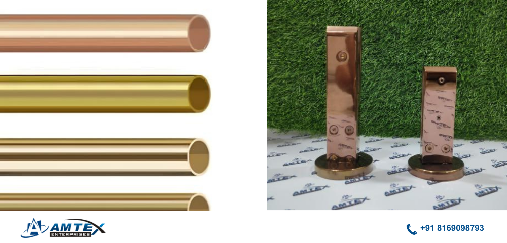 rose gold pipe