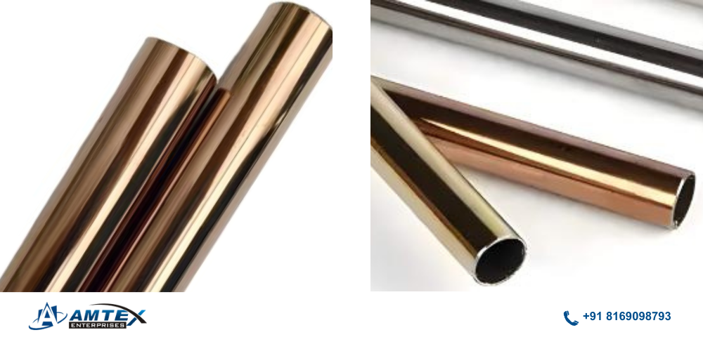 rose gold pipes