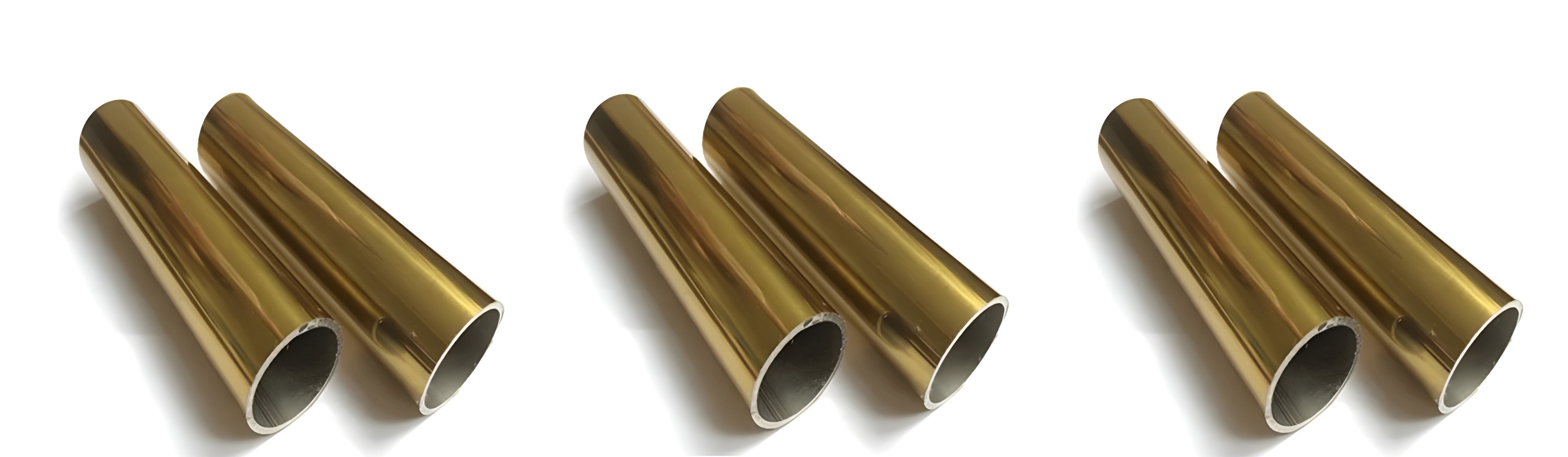 stainless steel gold pipe