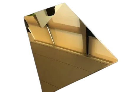 golden stainless steel pipe
